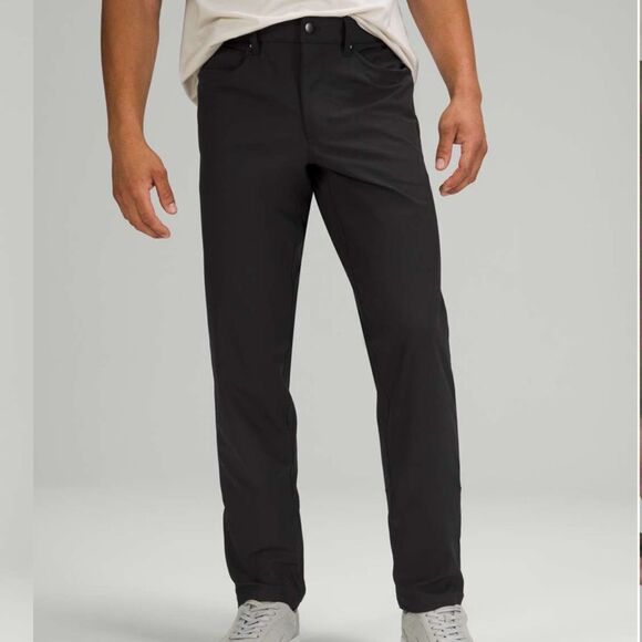 LULULEMON ABC Classic-Fit Pant 30” L Warpstreme Black NWT in packaging - Picture 1 of 9